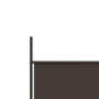 Biombo divisor de 5 paneles de tela marrón 250x200 cm de vidaXL, Divisores de ambientes - Ref: Foro24-350187, Precio: 40,64 €...