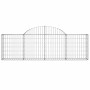 Cestas de gaviones 9 uds forma de arco hierro 200x30x60/80 cm de vidaXL, Maceteros y jardineras - Ref: Foro24-3146075, Precio...