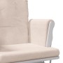 Sillón de lactancia con taburete tela gris claro de vidaXL, Mecedoras - Ref: Foro24-351660, Precio: 253,60 €, Descuento: %