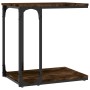 Mesa auxiliar madera contrachapada roble ahumado 50x35x52 cm de vidaXL, Mesas auxiliares - Ref: Foro24-825814, Precio: 28,89 ...