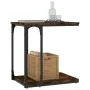 Smoked oak plywood side table 50x35x52 cm by vidaXL, Side tables - Ref: Foro24-825814, Price: 25,68 €, Discount: %