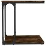 Smoked oak plywood side table 50x35x52 cm by vidaXL, Side tables - Ref: Foro24-825814, Price: 25,68 €, Discount: %