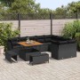 Conjunto de sofá de jardín 12 pcs Negro ratán sintético en Sofás de exterior | Comprar online en Foru.es
