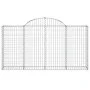 Gabion baskets 12 pcs iron arch shape 200x30x100/120 cm by vidaXL, Pots and planters - Ref: Foro24-3146120, Price: 863,75 €, ...
