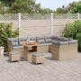 Conjunto de sofá de jardín 12 pcs Beige ratán sintético en Sofás de exterior | Comprar online en Foru.es