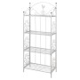 Estante De Planta Cuadrada Blanca de vidaXL, Soportes para macetas - Ref: Foro24-40781, Precio: 93,19 €, Descuento: %