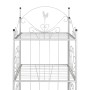Estante De Planta Cuadrada Blanca de vidaXL, Soportes para macetas - Ref: Foro24-40781, Precio: 93,19 €, Descuento: %