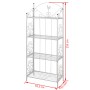 Estante De Planta Cuadrada Blanca de vidaXL, Soportes para macetas - Ref: Foro24-40781, Precio: 93,19 €, Descuento: %