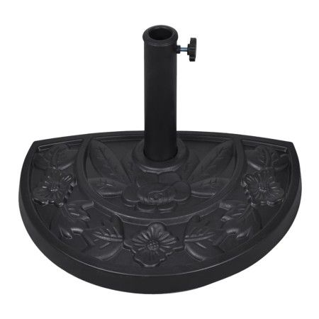 Base de sombrilla semicircular de resina de vidaXL, Bases para sombrillas - Ref: Foro24-40820, Precio: 44,21 €, Descuento: %