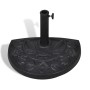 Base de sombrilla semicircular de resina de vidaXL, Bases para sombrillas - Ref: Foro24-40820, Precio: 44,21 €, Descuento: %