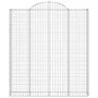 Gabion baskets 3 pcs arch shape iron 200x30x220/240 cm by vidaXL, Pots and planters - Ref: Foro24-3146237, Price: 409,65 €, D...