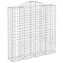 Cestas de gaviones 2 uds forma de arco hierro 200x50x200/220 cm de vidaXL, Maceteros y jardineras - Ref: Foro24-3146425, Prec...