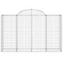 Cestas gaviones 13 uds forma de arco hierro 200x50x120/140 cm de vidaXL, Maceteros y jardineras - Ref: Foro24-3146352, Precio...