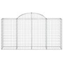 Cestas de gaviones 3 uds forma de arco hierro 200x50x100/120cm de vidaXL, Maceteros y jardineras - Ref: Foro24-3146321, Preci...