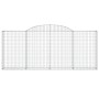 Cestas gaviones 13 uds forma de arco hierro 300x30x120/140 cm de vidaXL, Maceteros y jardineras - Ref: Foro24-3146550, Precio...