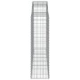 Cestas gaviones 25 uds forma de arco hierro 200x50x140/160 cm de vidaXL, Maceteros y jardineras - Ref: Foro24-3146378, Precio...