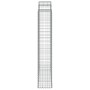Cestas de gaviones 2 uds forma de arco hierro 200x50x220/240 cm de vidaXL, Maceteros y jardineras - Ref: Foro24-3146446, Prec...