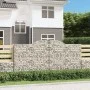 Cestas de gaviones 6 uds forma de arco hierro 300x30x140/160 cm de vidaXL, Maceteros y jardineras - Ref: Foro24-3146561, Prec...