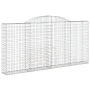 Cestas de gaviones 6 uds forma de arco hierro 300x30x140/160 cm de vidaXL, Maceteros y jardineras - Ref: Foro24-3146561, Prec...