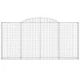 Cestas de gaviones 6 uds forma de arco hierro 300x30x140/160 cm de vidaXL, Maceteros y jardineras - Ref: Foro24-3146561, Prec...