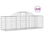 Cestas de gaviones 20 uds forma de arco hierro 200x50x60/80 cm de vidaXL, Maceteros y jardineras - Ref: Foro24-3146293, Preci...