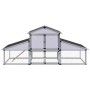 Gallinero con corral y nido aluminio de vidaXL, Jaulas y habitáculos para animales pequeños - Ref: Foro24-41323, Precio: 525,...