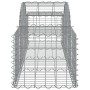 Cestas de gaviones 12 uds forma de arco hierro 200x50x40/60 cm de vidaXL, Maceteros y jardineras - Ref: Foro24-3146267, Preci...