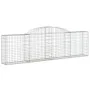 Cestas de gaviones 3 uds forma de arco hierro 300x30x80/100 cm de vidaXL, Maceteros y jardineras - Ref: Foro24-3146504, Preci...