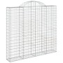 Cestas gaviones 11 uds forma de arco hierro 200x50x180/200 cm de vidaXL, Maceteros y jardineras - Ref: Foro24-3146413, Precio...