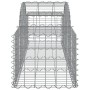 Cestas de gaviones 20 uds forma de arco hierro 200x50x40/60 cm de vidaXL, Maceteros y jardineras - Ref: Foro24-3146272, Preci...