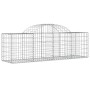 Cestas gaviones 2 uds forma de arco hierro 200x50x60/80 cm de vidaXL, Maceteros y jardineras - Ref: Foro24-3146278, Precio: 1...