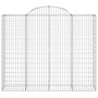 Cestas gaviones 12 uds forma de arco hierro 200x50x160/180 cm de vidaXL, Maceteros y jardineras - Ref: Foro24-3146393, Precio...