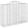 Cestas gaviones 12 uds forma de arco hierro 200x50x140/160 cm de vidaXL, Maceteros y jardineras - Ref: Foro24-3146372, Precio...