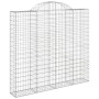 Cestas de gaviones 7 uds forma de arco hierro 200x50x180/200 cm de vidaXL, Maceteros y jardineras - Ref: Foro24-3146409, Prec...