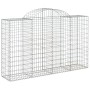 Cestas de gaviones 7 uds forma de arco hierro 200x50x120/140 cm de vidaXL, Maceteros y jardineras - Ref: Foro24-3146346, Prec...