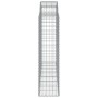 Cestas de gaviones 2 uds forma de arco hierro 200x50x160/180 cm de vidaXL, Maceteros y jardineras - Ref: Foro24-3146383, Prec...