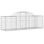 Cestas de gaviones 30 uds forma de arco hierro 200x50x60/80 cm de vidaXL, Maceteros y jardineras - Ref: Foro24-3146295, Preci...