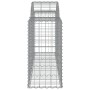 Cestas de gaviones 5 uds forma de arco hierro 200x50x80/100 cm de vidaXL, Maceteros y jardineras - Ref: Foro24-3146302, Preci...