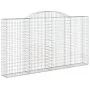 Cestas de gaviones 3 uds forma de arco hierro 300x30x160/180 cm de vidaXL, Maceteros y jardineras - Ref: Foro24-3146576, Prec...