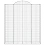 Cestas de gaviones 3 uds forma de arco hierro 200x50x220/240 cm de vidaXL, Maceteros y jardineras - Ref: Foro24-3146447, Prec...