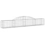 Cestas de gaviones 3 uds forma de arco hierro 300x30x40/60 cm de vidaXL, Maceteros y jardineras - Ref: Foro24-3146468, Precio...