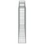 Cestas gaviones 12 uds forma de arco hierro 300x30x140/160 cm de vidaXL, Maceteros y jardineras - Ref: Foro24-3146567, Precio...