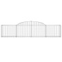 Cestas de gaviones 20 uds forma de arco hierro 300x30x60/80 cm de vidaXL, Maceteros y jardineras - Ref: Foro24-3146499, Preci...