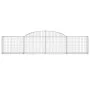 Cestas de gaviones 20 uds forma de arco hierro 300x30x60/80 cm de vidaXL, Maceteros y jardineras - Ref: Foro24-3146499, Preci...