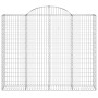 Cestas de gaviones 4 uds forma de arco hierro 200x50x160/180 cm de vidaXL, Maceteros y jardineras - Ref: Foro24-3146385, Prec...