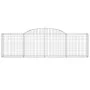Cestas de gaviones 30 uds forma de arco hierro 300x30x80/100 cm de vidaXL, Maceteros y jardineras - Ref: Foro24-3146519, Prec...