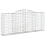 Gabionenkörbe 9 Stück Bogenform Eisen 300x30x120/140 cm von vidaXL, Töpfe und Pflanzgefäße - Ref: Foro24-3146546, Preis: 1,00...