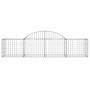 Cestas de gaviones 10 uds forma de arco hierro 200x50x40/60 cm de vidaXL, Maceteros y jardineras - Ref: Foro24-3146265, Preci...