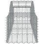 Cestas de gaviones 10 uds forma de arco hierro 200x50x40/60 cm de vidaXL, Maceteros y jardineras - Ref: Foro24-3146265, Preci...
