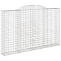 Cestas de gaviones 3 uds forma de arco hierro 300x30x180/200 cm de vidaXL, Maceteros y jardineras - Ref: Foro24-3146594, Prec...
